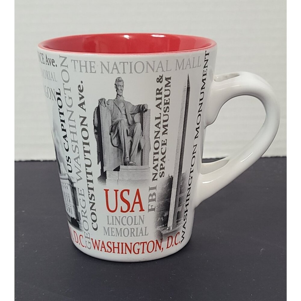 Robin Ruth Washington D.C. Souvenir Coffee Mug White House Lincoln Georgetown